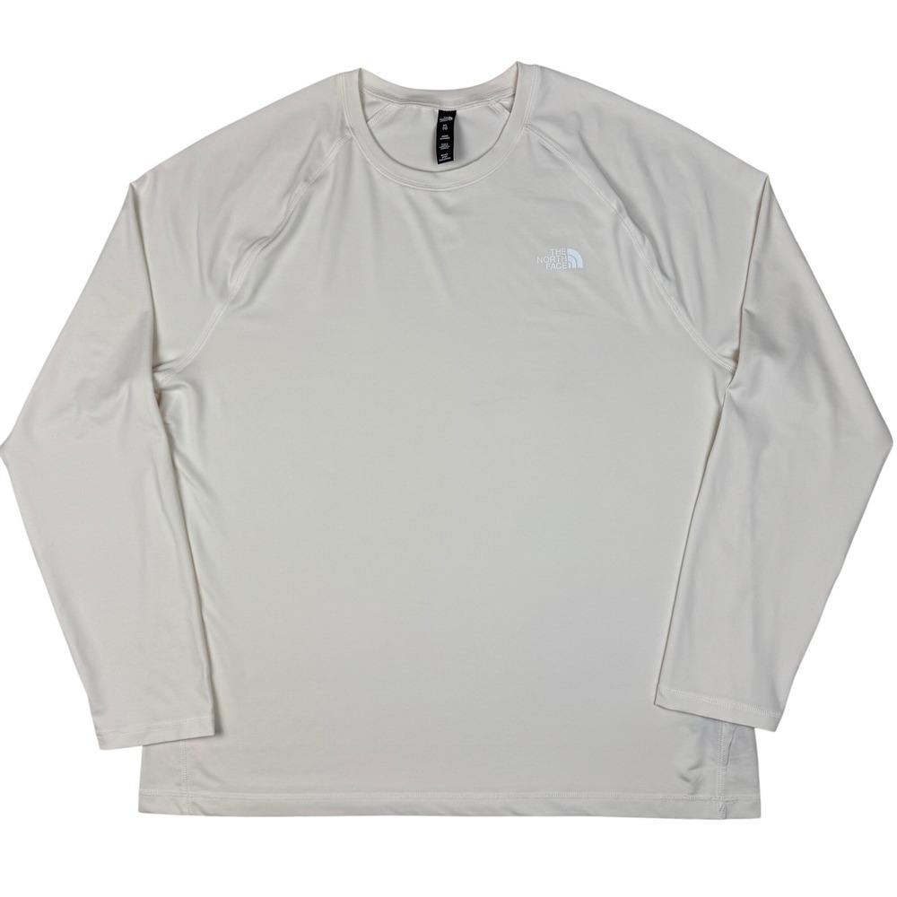 The North Face Water Shirt Mens XL White Dune Class V Long Sleeve Active Top